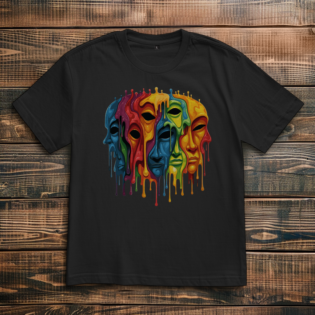 Oversize T-Shirt Drip Masks