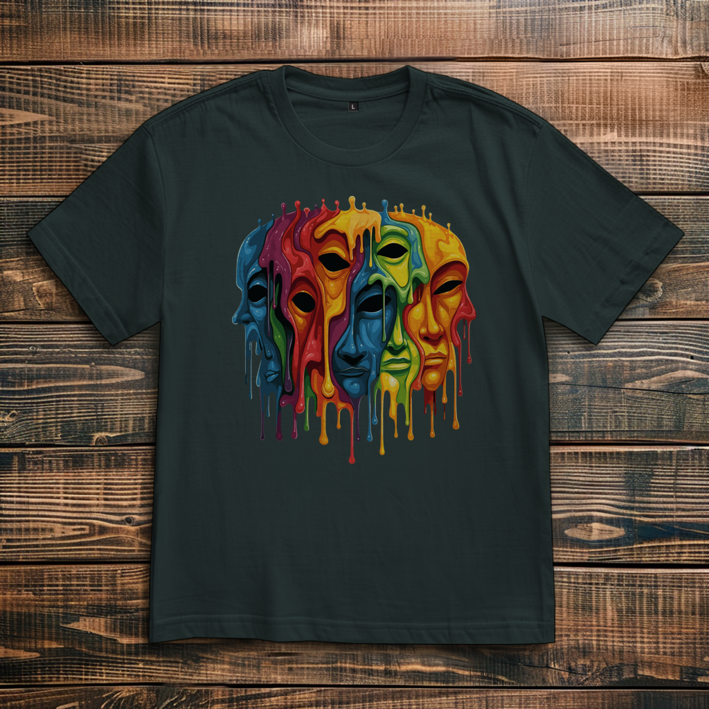 Oversize T-Shirt Drip Masks