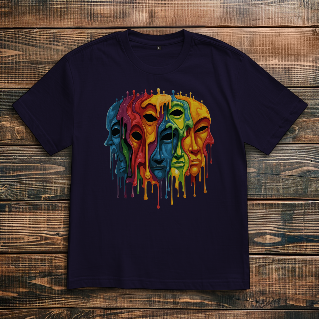 Oversize T-Shirt Drip Masks