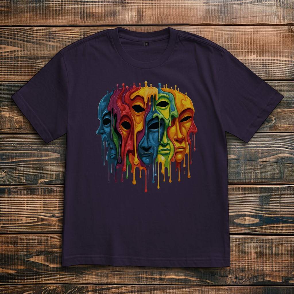 Oversize T-Shirt Drip Masks
