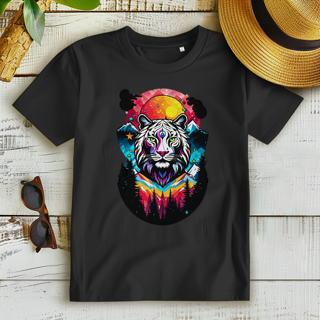 Damen Premium Bio T-Shirt Mystic Tiger
