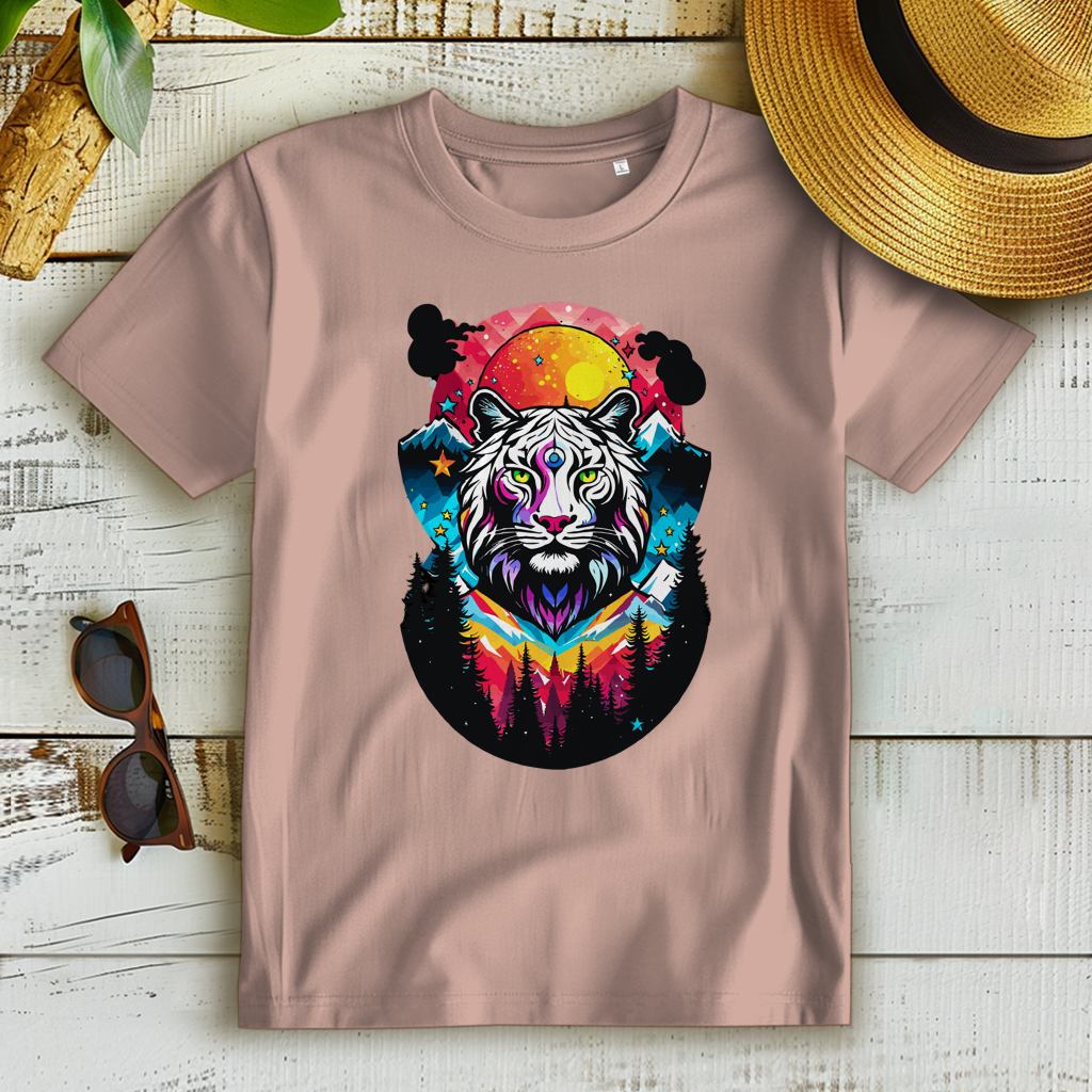 Damen Premium Bio T-Shirt Mystic Tiger