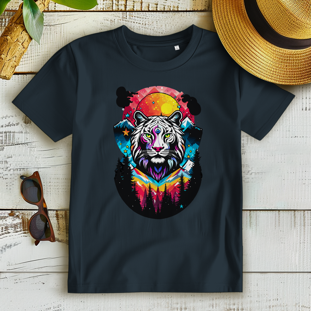 Damen Premium Bio T-Shirt Mystic Tiger