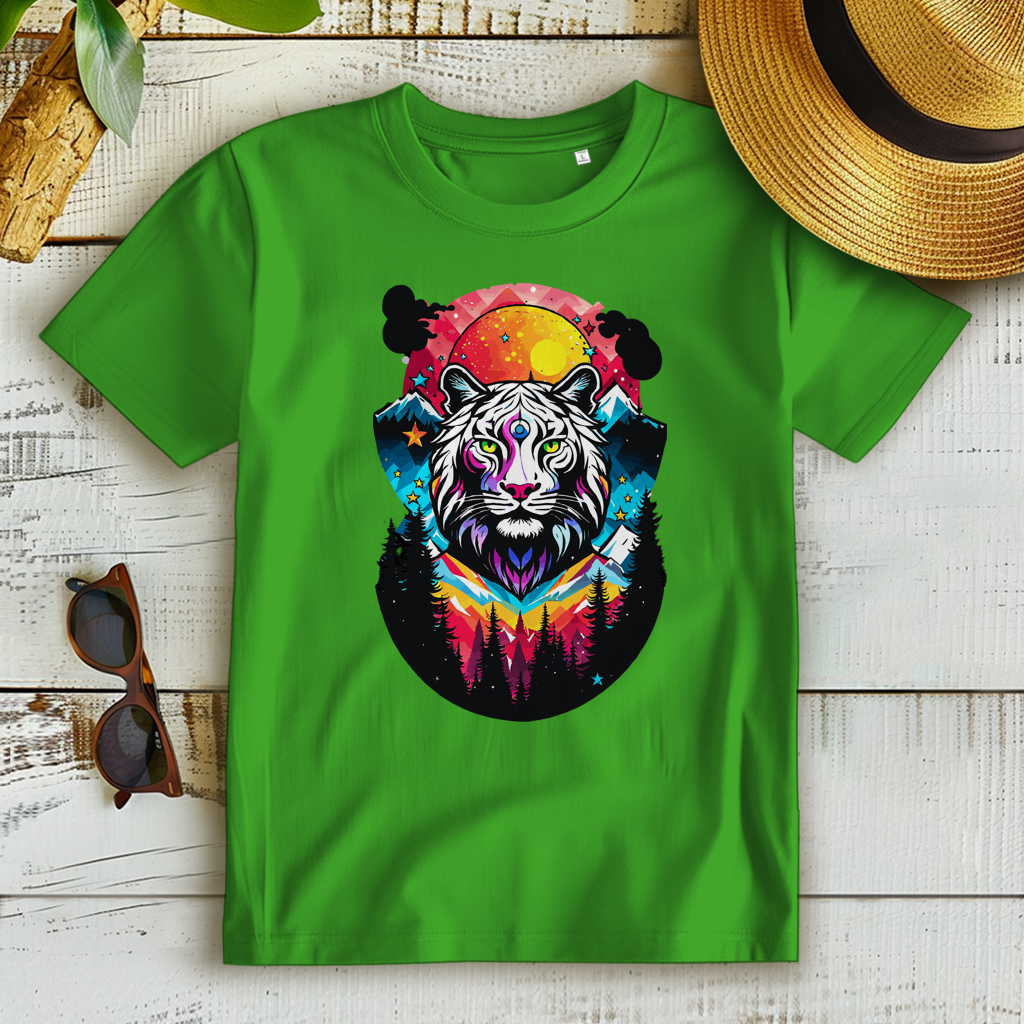 Damen Premium Bio T-Shirt Mystic Tiger