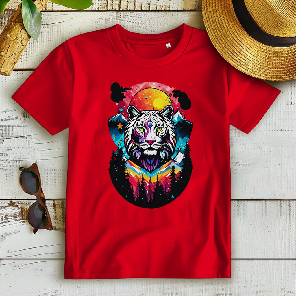 Damen Premium Bio T-Shirt Mystic Tiger