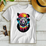 Damen Premium Bio T-Shirt Mystic Tiger