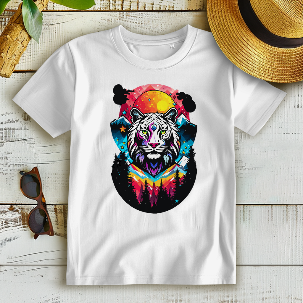Damen Premium Bio T-Shirt Mystic Tiger