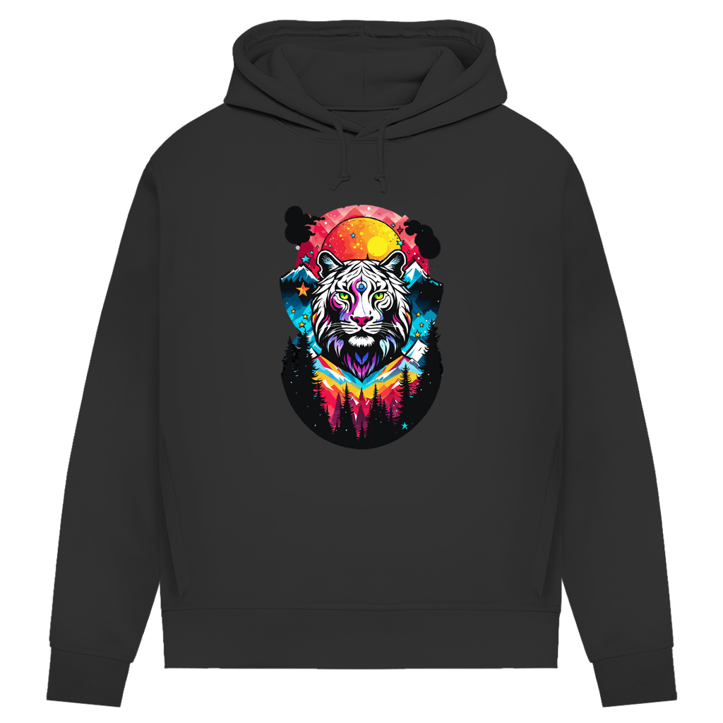 Damen Premium Bio Hoodie Mystic Tiger
