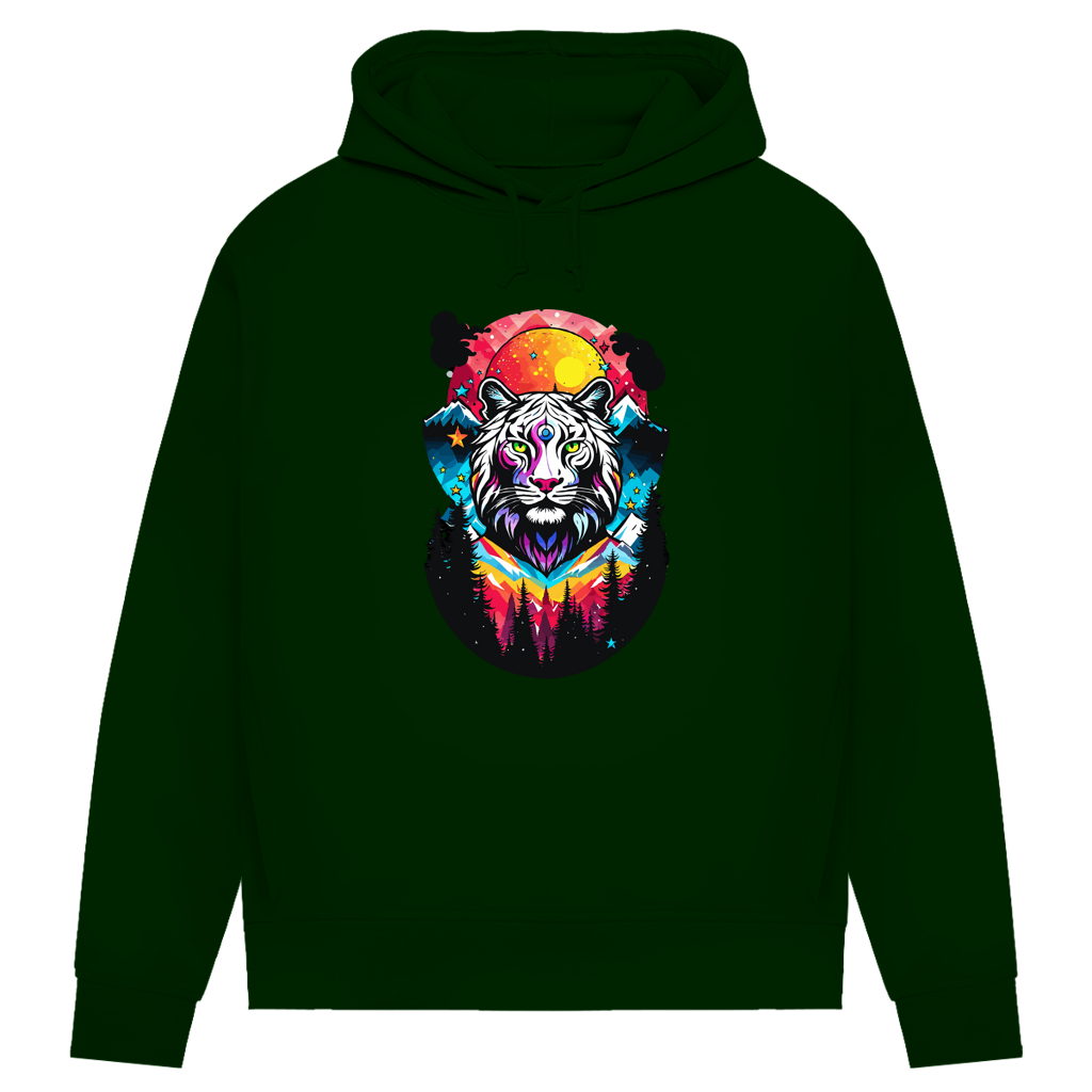 Damen Premium Bio Hoodie Mystic Tiger