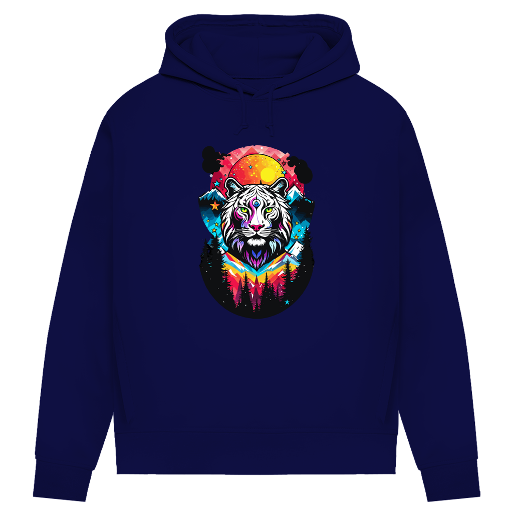 Damen Premium Bio Hoodie Mystic Tiger