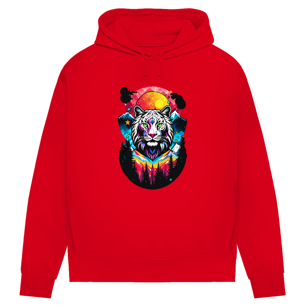 Damen Premium Bio Hoodie Mystic Tiger
