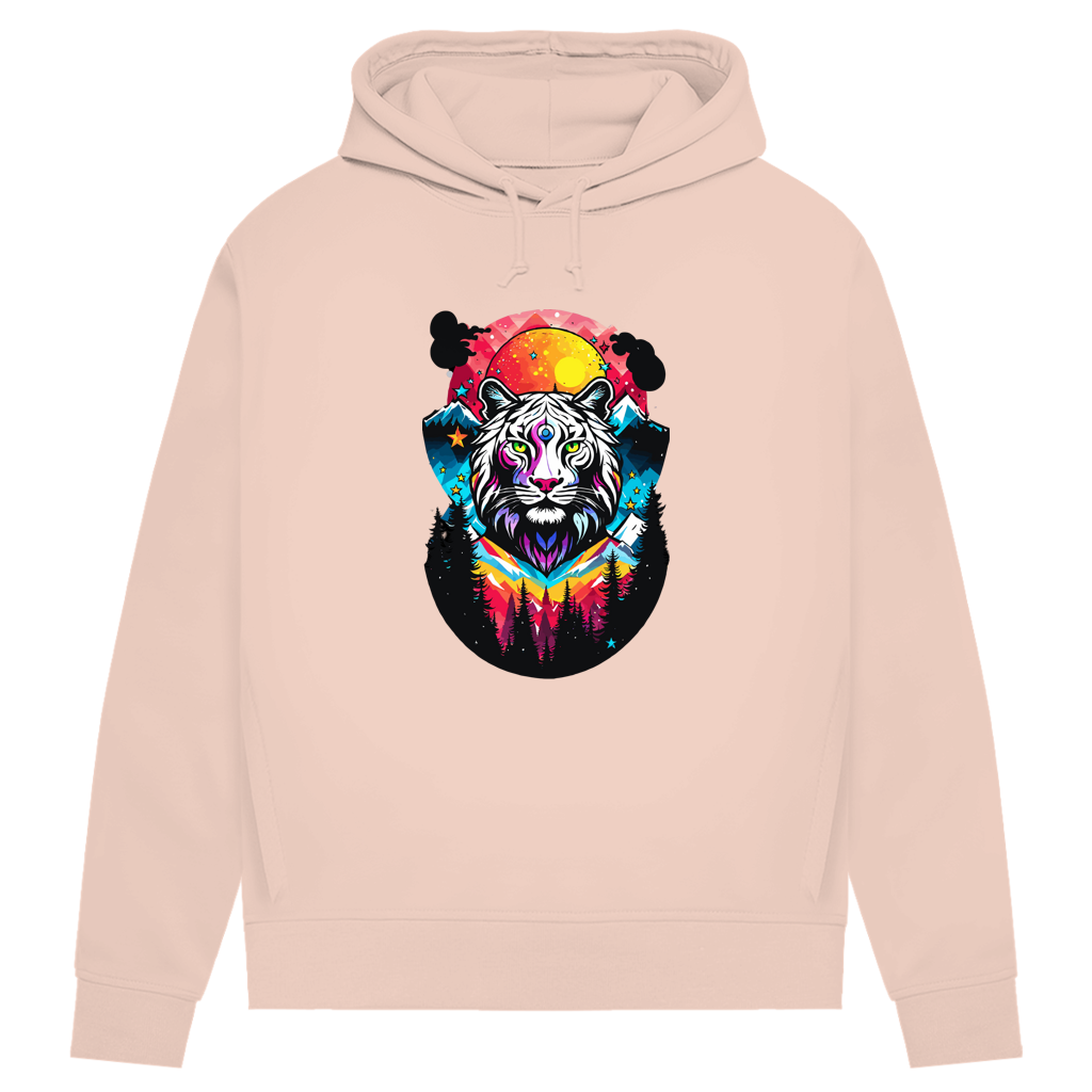 Damen Premium Bio Hoodie Mystic Tiger