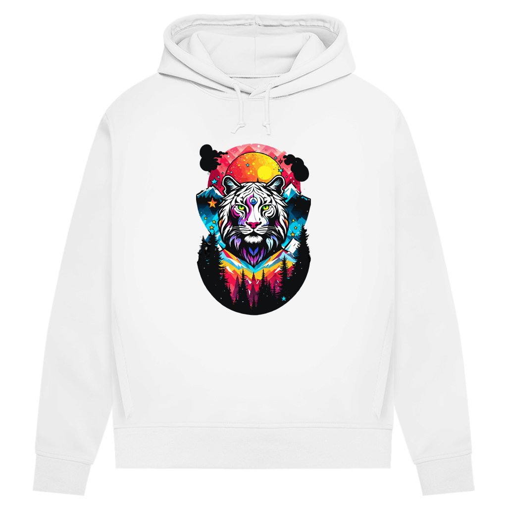 Damen Premium Bio Hoodie Mystic Tiger