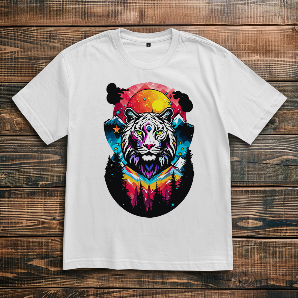Oversize T-Shirt Mystic Tiger