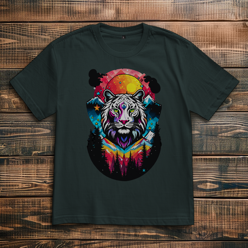 Oversize T-Shirt Mystic Tiger