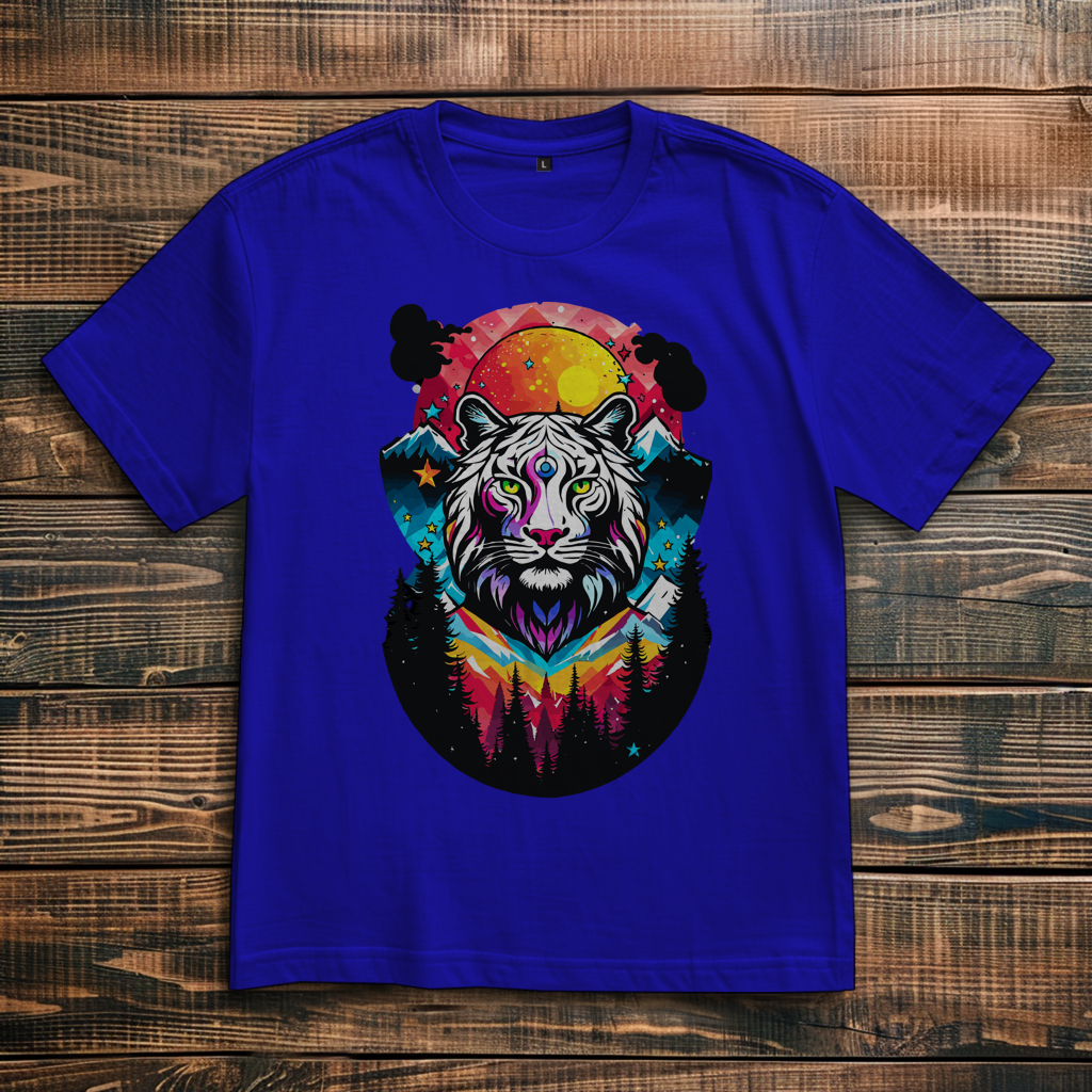 Oversize T-Shirt Mystic Tiger