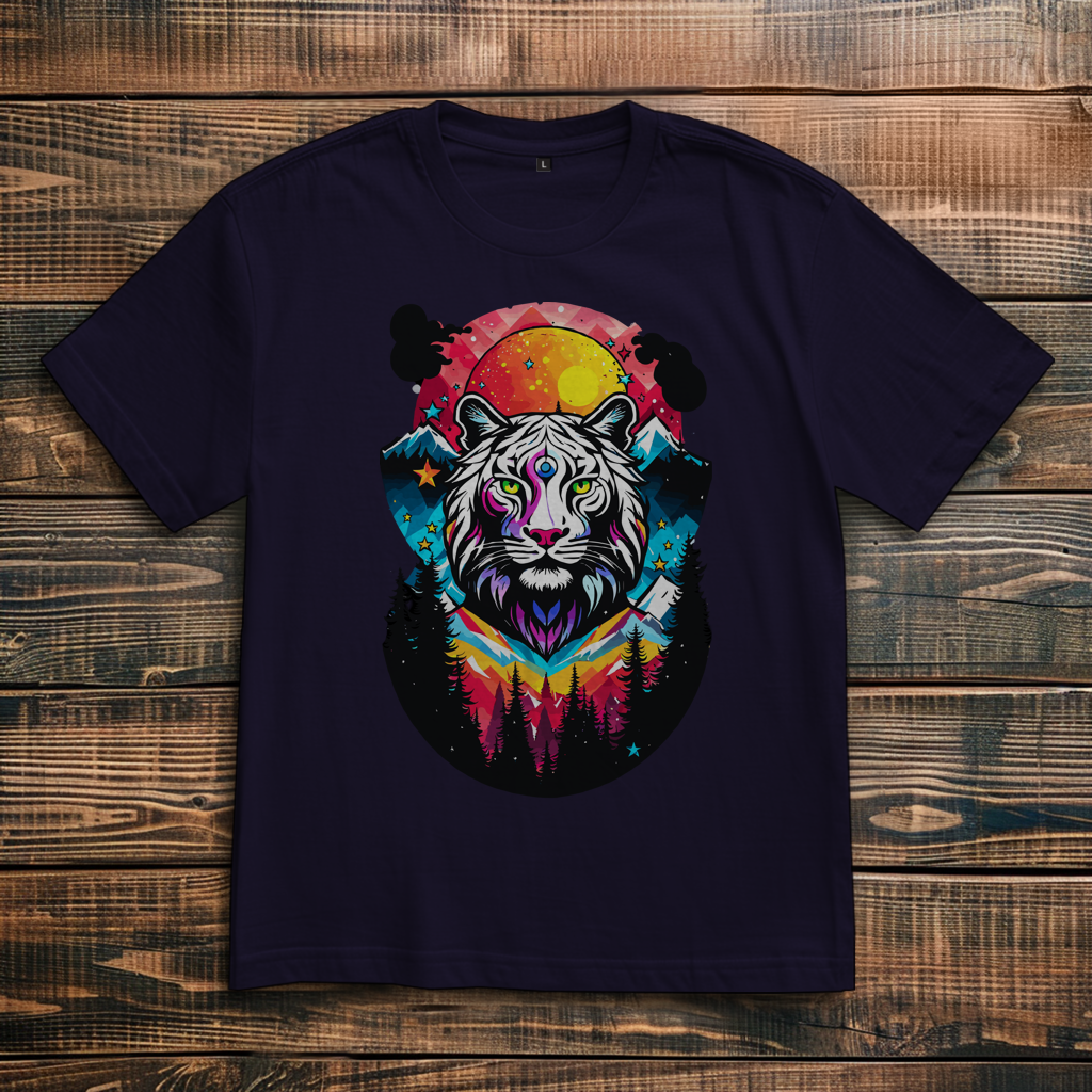 Oversize T-Shirt Mystic Tiger