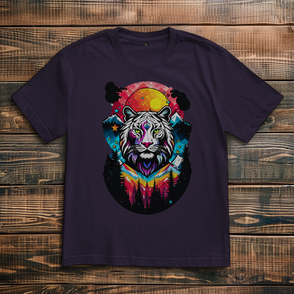 Oversize T-Shirt Mystic Tiger