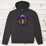Herren Premium Bio Hoodie Neon Mushroom Circle