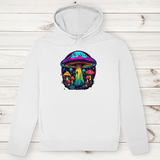 Herren Premium Bio Hoodie Neon Mushroom Circle