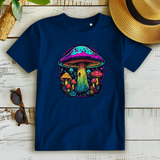 Damen Premium Bio T-Shirt Neon Mushroom Circle