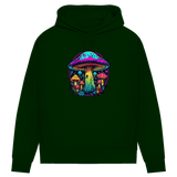 Damen Premium Bio Hoodie Neon Mushroom Circle