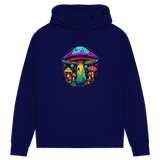 Damen Premium Bio Hoodie Neon Mushroom Circle
