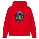 Damen Premium Bio Hoodie Neon Mushroom Circle