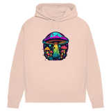 Damen Premium Bio Hoodie Neon Mushroom Circle