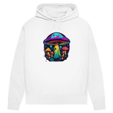 Damen Premium Bio Hoodie Neon Mushroom Circle
