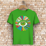 Herren Premium Bio T-Shirt Rainbow Eye