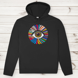 Herren Premium Bio Hoodie Rainbow Eye
