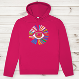 Herren Premium Bio Hoodie Rainbow Eye