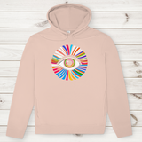 Herren Premium Bio Hoodie Rainbow Eye