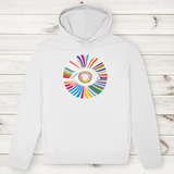 Herren Premium Bio Hoodie Rainbow Eye