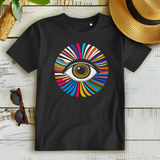 Damen Premium Bio T-Shirt Rainbow Eye