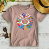 Damen Premium Bio T-Shirt Rainbow Eye