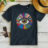 Damen Premium Bio T-Shirt Rainbow Eye