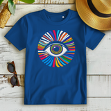 Damen Premium Bio T-Shirt Rainbow Eye