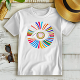 Damen Premium Bio T-Shirt Rainbow Eye