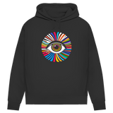 Damen Premium Bio Hoodie Rainbow Eye
