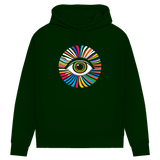 Damen Premium Bio Hoodie Rainbow Eye