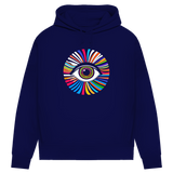 Damen Premium Bio Hoodie Rainbow Eye