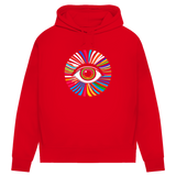 Damen Premium Bio Hoodie Rainbow Eye