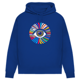 Damen Premium Bio Hoodie Rainbow Eye