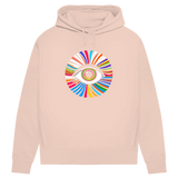 Damen Premium Bio Hoodie Rainbow Eye
