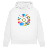 Damen Premium Bio Hoodie Rainbow Eye