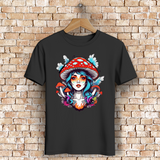 Herren Premium Bio T-Shirt Mushroom Girl