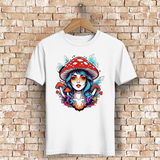 Herren Premium Bio T-Shirt Mushroom Girl