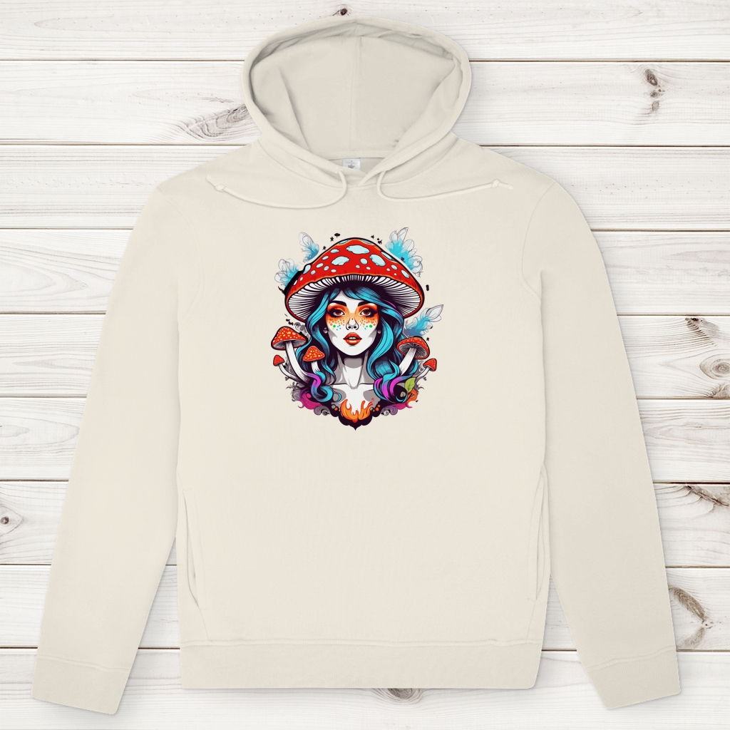 Herren Premium Bio Hoodie Mushroom Girl